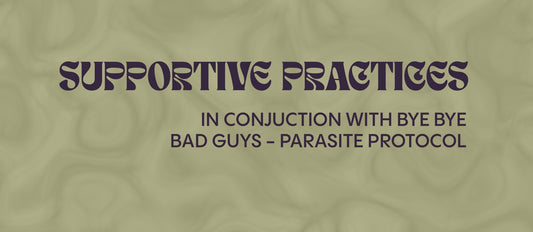 Supportive practices alongside Bye Bye Bad Guy's parasite protocol