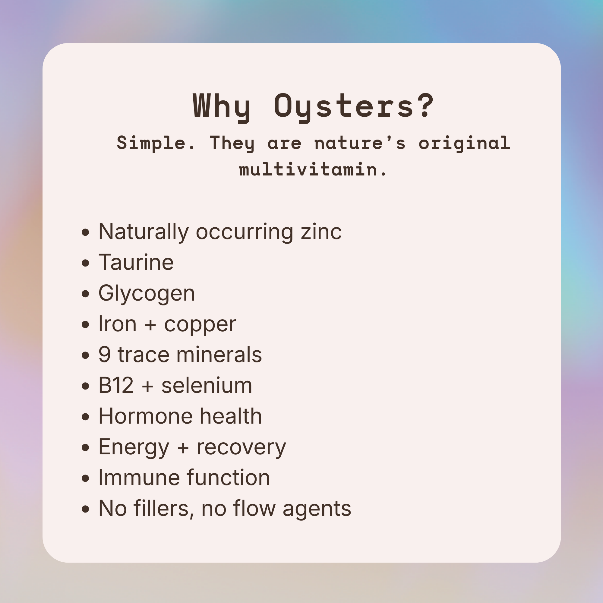 Japanese Oyster Extract Capsules