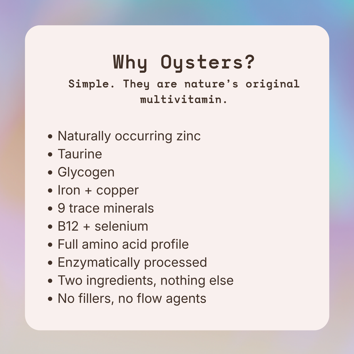 Japanese Oyster Extract Capsules