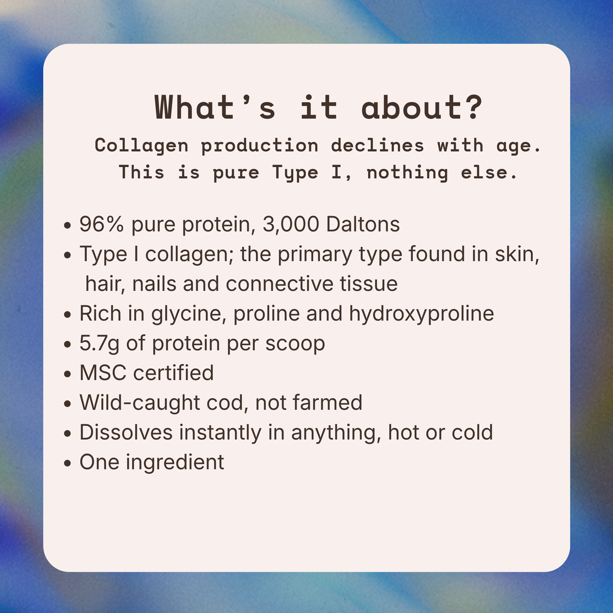 Marine Collagen Peptides