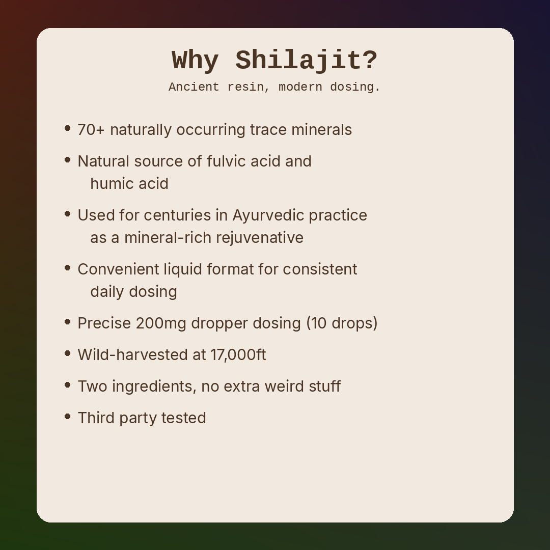 Liquid Himalayan Shilajit