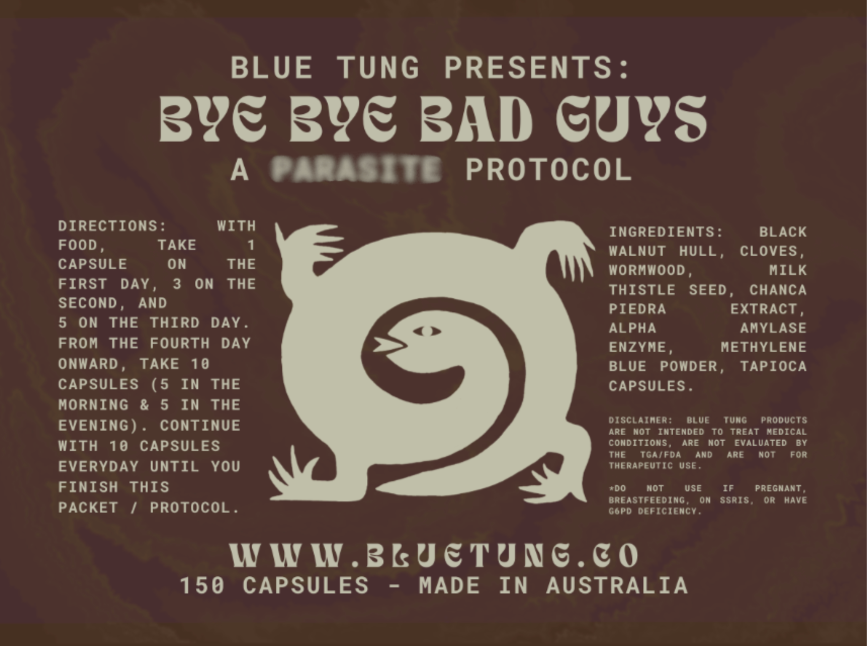 Bye Bye Bad Guys - Herbal Protocol