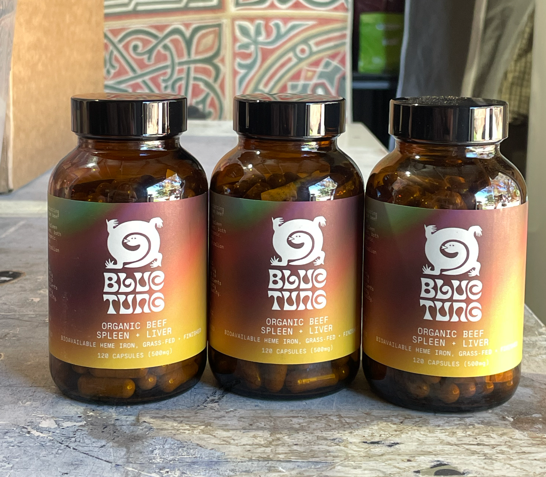 Organic Beef Spleen + Liver Capsules