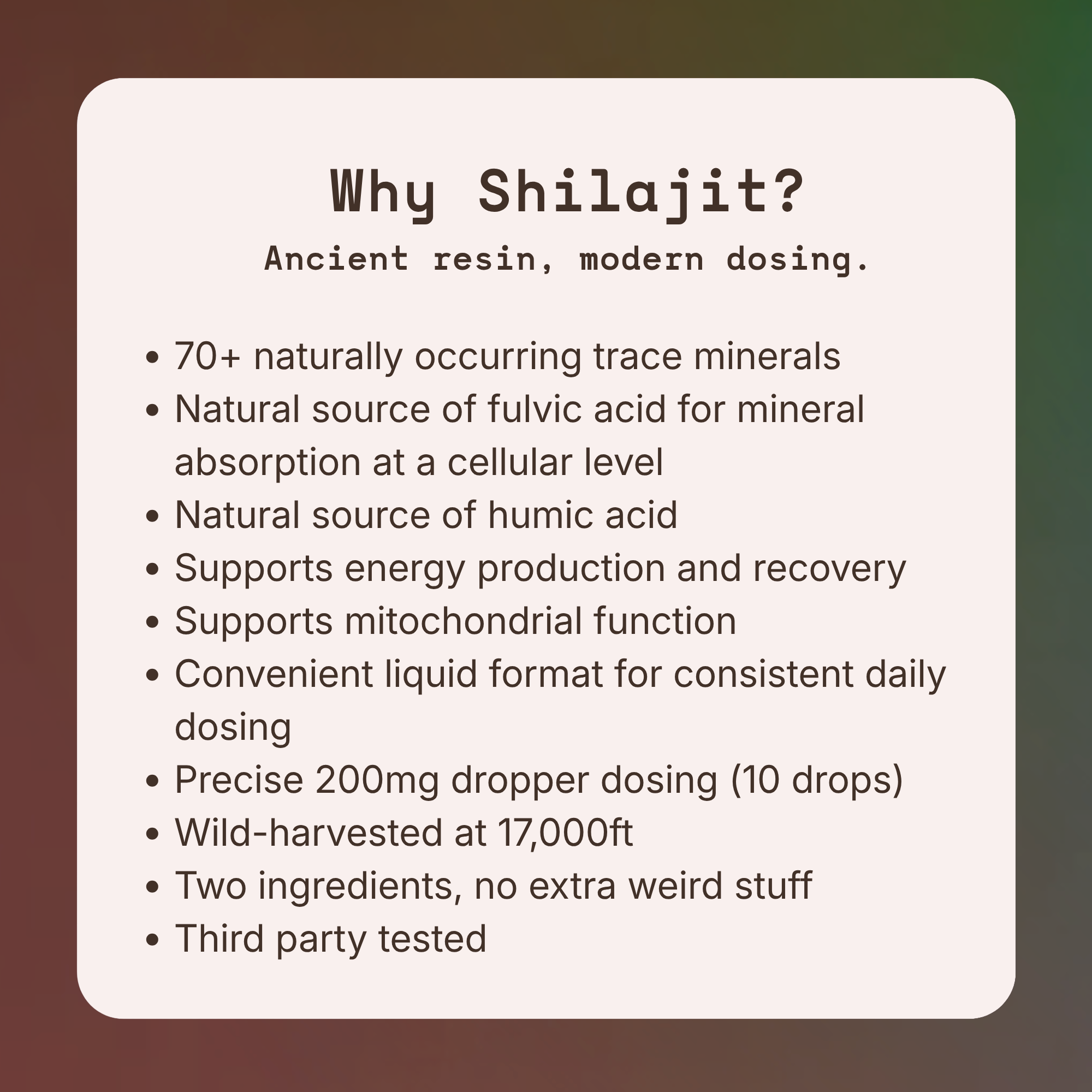 Liquid Himalayan Shilajit